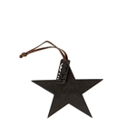 Lübech Living Star Ornament Half Sanded Black - Fransenhome